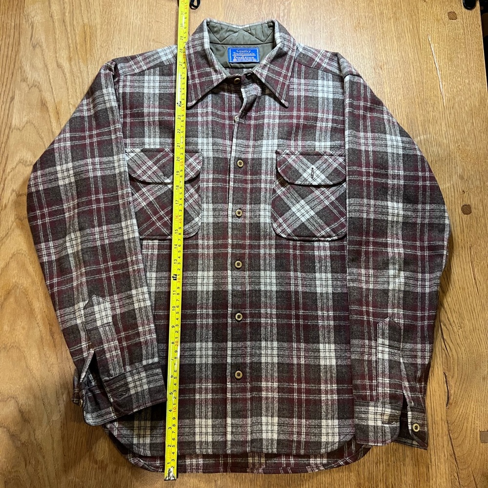 Vintage Pendleton Country Traditionals Plaid Shirt - Red and Brown